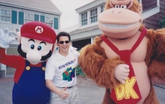 Photo of Nintendo characters from SlamFest '99